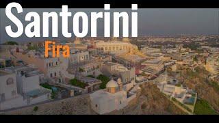 Fira Santorini Greece 4K