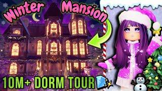 I SPENT 10 MILLION DIAMONDS to Build this WINTER MANSION! ️ | Royale High Dorm Tour (Roblox)