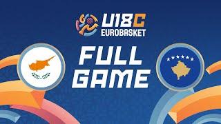 Cyprus v Kosovo | Full Basketball Game | FIBA U18 Women's EuroBasket 2024 Division C | Group Phase