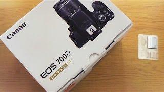 Canon 700D (Rebel T5i) - Unboxing!