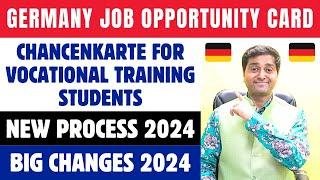 Germany Job Search Opportunity Card For Vocational Training Study | Chancenkarte VIsa Process 2024