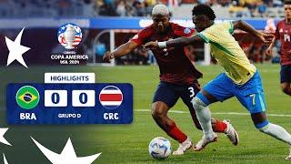 BRASIL 0-0 COSTA RICA | HIGHLIGHTS | CONMEBOL COPA AMÉRICA USA 2024™️