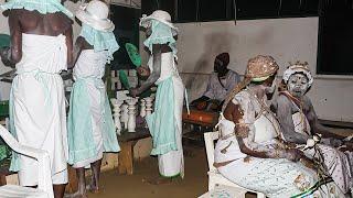 Bwiti Initiation Ceremony Spiritual Healer Musicians Dancers