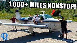 Flying Our Bonanza F33A 6 HOURS NONSTOP To Private Montana Airstrip!