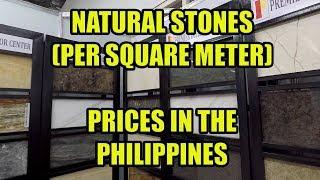 Natural Stone (Per Square Meter) Prices In The Philippines.