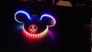 Adafruit NeoPixels on Mickey Mouse ears!