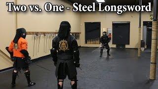 Two vs. One: Steel Longsword - Sparring Showcase