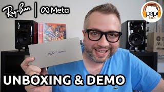 NEW Ray-Ban Meta Smart Glasses Unboxing & Recording Demo - 2023 2nd Gen