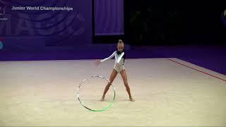 JAKOVLEVA Sofia (EST) - 2023 Rhythmic Junior Worlds Qualifications HO Individual