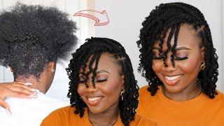 How To do Fluffy Twist For Hair Growth | Natural Hair Protective Style