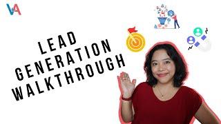 Lead Generation Walkthrough For Virtual Assistants