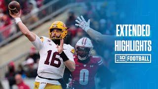 Minnesota at Wisconsin | Extended Highlights | Big Ten Football | 11/29/2024