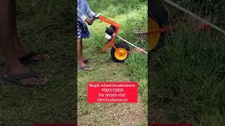 single wheel brushcutters/wheel stand brushcutter/brushcutter in wheels /tiller attachment /weeder