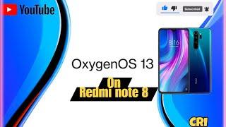 HOW TO INSTALL OXYGEN OS ROM ON REDMI NOTE 8// OnePlus Port 8t // Redmi note 8..