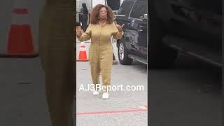 #oprah #oprahwinfrey #colorpurple Spotted Oprah Winfrey walking from The Color Purple set