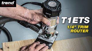 NEW Trend T1ETS  ¼” Trim Router