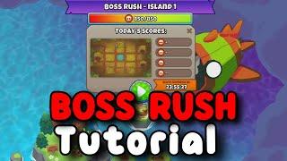 Boss Rush Map 1 | 114 Boss Pops | BTD6 Boss Tutorial