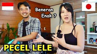 ISTRI JEPANG KAGET BANGET️Ketika coba makan ini ! REACTION Orang Jepang makan Pecel Lele