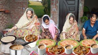 Village Breakfast Routine | Masala Kaleji Recipe with Cricpy Paratha Tea | Irma's family vlog