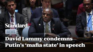 Foreign Secretary David Lammy gives powerful speech condemning Putin's 'mafia state' at UNSC