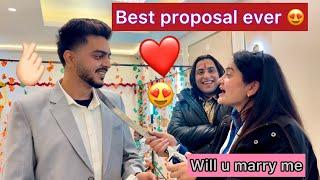 Will you marry me best proposal ever ️|| Vlog || Sibbu Giri