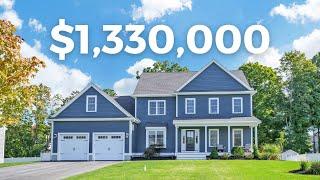 Inside a $1,330,000 Ultra Modern Colonial in the heart of Foxboro MA!