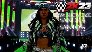 WWE 2k23 | CAW Showcase: Sandra Santos