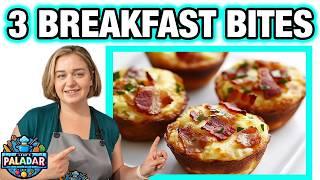 My 3 Favorite Breakfast Egg Bites - High Protein, Low Carb, Great Meal Prep