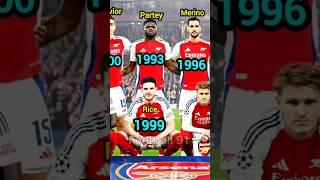 Arsenal squad vs Real Madrid (3-0) Champions League Quarter-Final 24/25