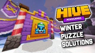 Hive Winter Puzzle SOLUTIONS 2024