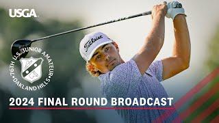 2024 U.S. Junior Amateur Championship Final: Trevor Gutschewski vs. Tyler Watts | Full Broadcast