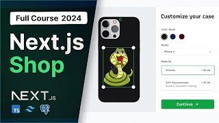 Build a Complete E-Commerce Shop with Next.js 14, Tailwind, React | Full Course 2024