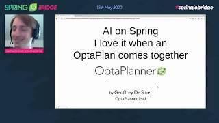 AI on Spring I love it when an OptaPlan comes together - Geoffrey De Smet @ Spring I/O Bridge