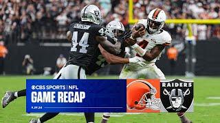 Raiders OUTLAST Browns despite losing Davante Adams and Maxx Crosby | Game Recap