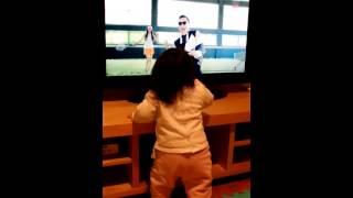 My nine month old baby dancing Gangnam style