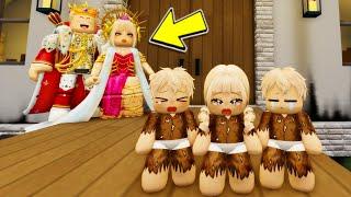 Homeless PLUSHIES get ADOPTED by RICH ROYAL FAMILY..(Brookhaven)