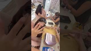 Solage gets acrylic Nails For the 1st time 