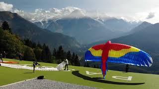 ARA paraglider & Pirate  -  Plaine Joux, French Alps