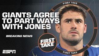 BREAKING: Giants release Daniel Jones  Where do NYG go from here? | First Take