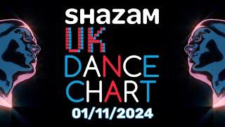  SHAZAM UK DANCE CHART (01/11/2024) | TOP-20 & NEW-ENTRIES OVERVIEW