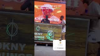 Mr JazziQ Threatens A Fan during performance