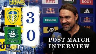 “A good performance” | Daniel Farke | Leeds United 3-0 Plymouth Argyle