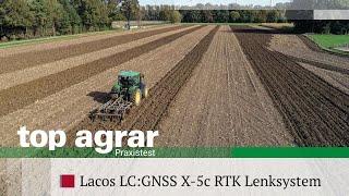 RTK retrofit steering system from Lacos in top agrar practical test