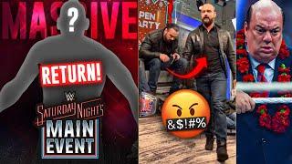 MASSIVE RETURN LEAKED For Saturday Night's Main Event! Drew McIntyre ANGRY | Paul Heyman | WWE News