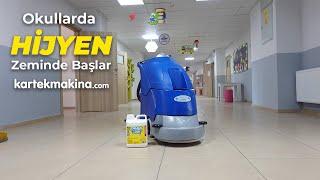 CLEANVAC OKUL ZEMİN TEMİZLEME MAKİNESİ