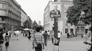 Time lapse video in Stuttgart, Schlossplatz Königsbau