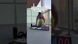 Day 46 of doing 1000 push-ups everyday until @gymshark tells me to stop