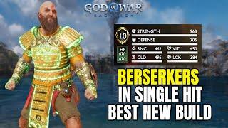 BERSERKERS In Single Hit  - Best New Build - God Of War Ragnarok