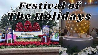 Epcot's Festival of the Holidays 2024 | New Menu | Cookie Stroll