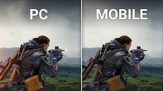 Death Stranding Director's Cut iPhone 15 Pro Max vs PC Comparison